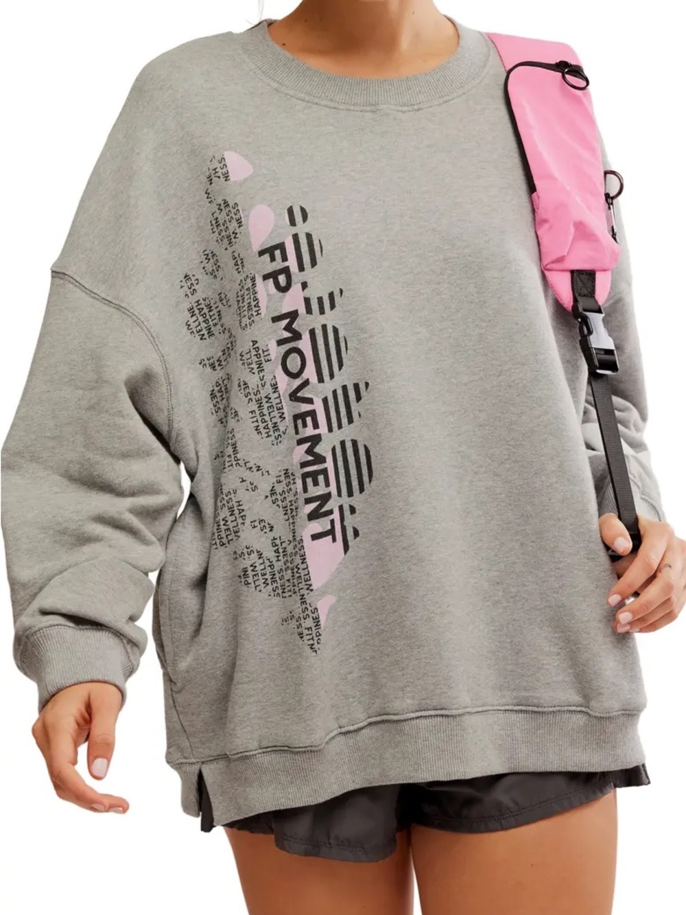 FP Movement All Star Oversize Sweatshirt 🩶 Size M - Picture 1 of 4